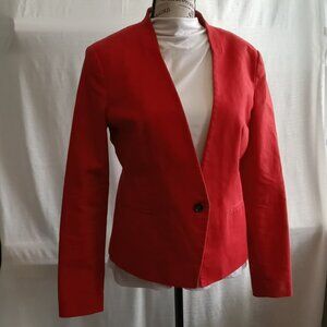 Banana Republic beautiful red jacket without label armpit to armpit 20 inches